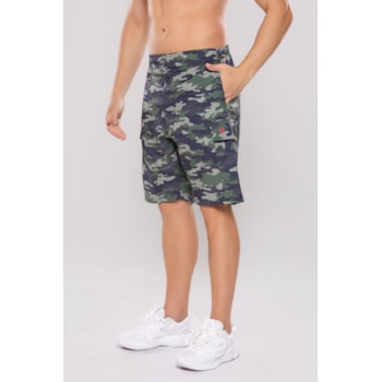 BERMUDA UV BOLSO MASCULINA ESTAMPADA
