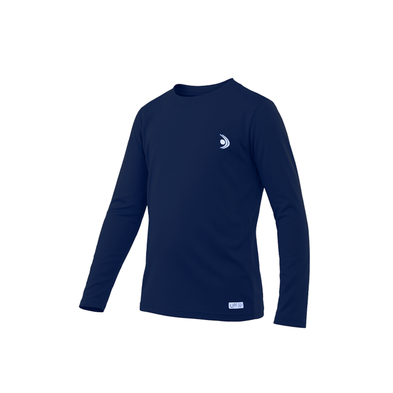 CAMISETA INFANTIL BÁSICA MANGA LONGA UPF 50+