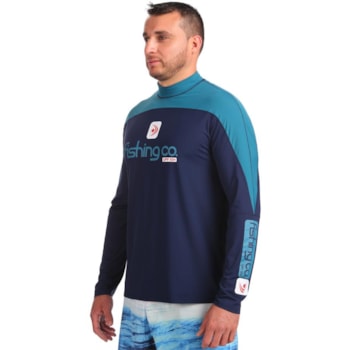 CAMISETA MASC. ML C/ RECORTE UPF 50+
