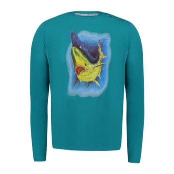 CAMISETA ML DOURADO UPF 50+