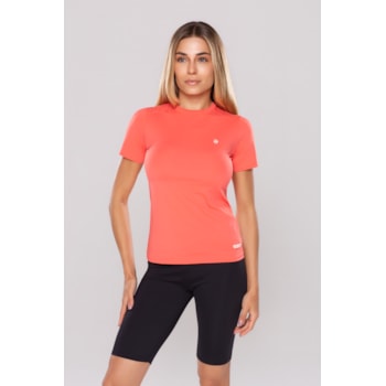 CAMISETA UV FEMININA BÁSICA MANGA CURTA UPF 50+