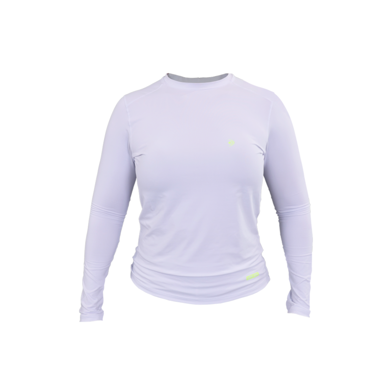 CAMISETA UV FEMININA BÁSICA MANGA LONGA UPF 50+