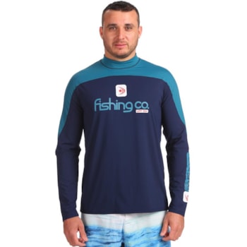 CAMISETA UV MASC. ML C/ RECORTE UPF 50+